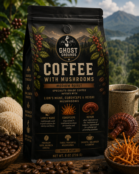 Coffee with Mushrooms Medium Roast